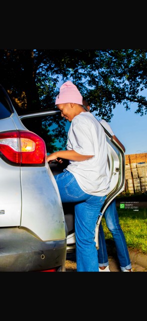 Client entering the delivery vehicle