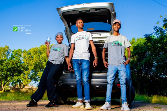 Sjepie's Transport Service team with delivery vehicle